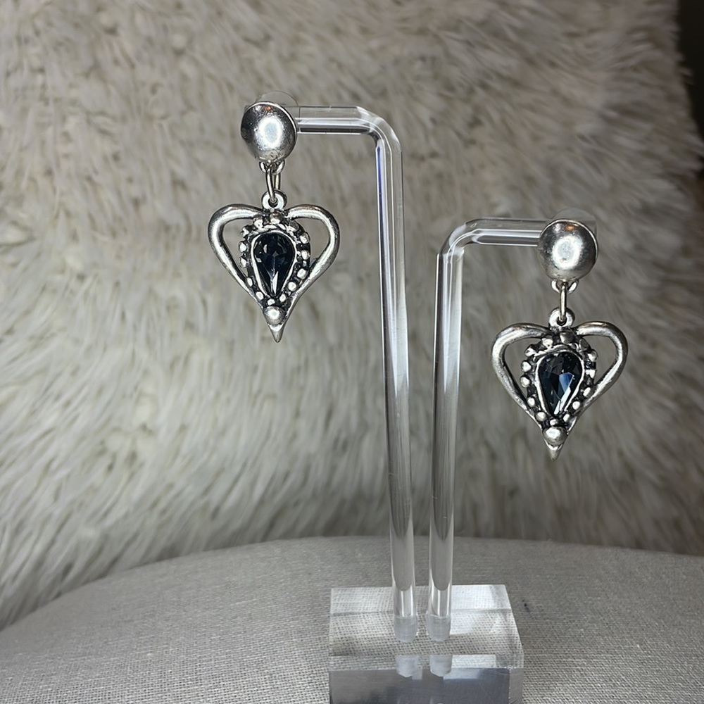 Patchington heart earrings. NWT!